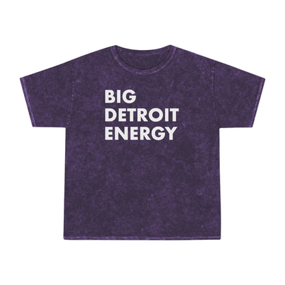'Big Detroit Energy' T-Shirt | Unisex Mineral Wash