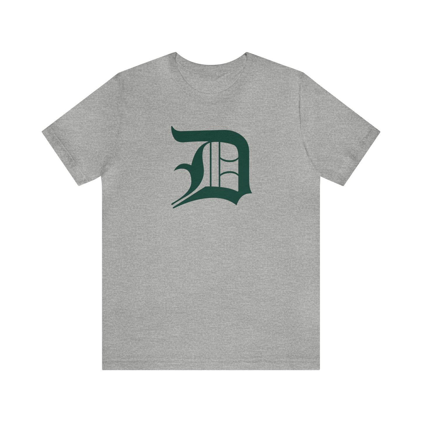 Detroit 'Old English D' T-Shirt (Laconic Green) | Unisex Standard