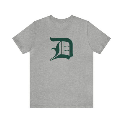 Detroit 'Old English D' T-Shirt (Laconic Green) | Unisex Standard