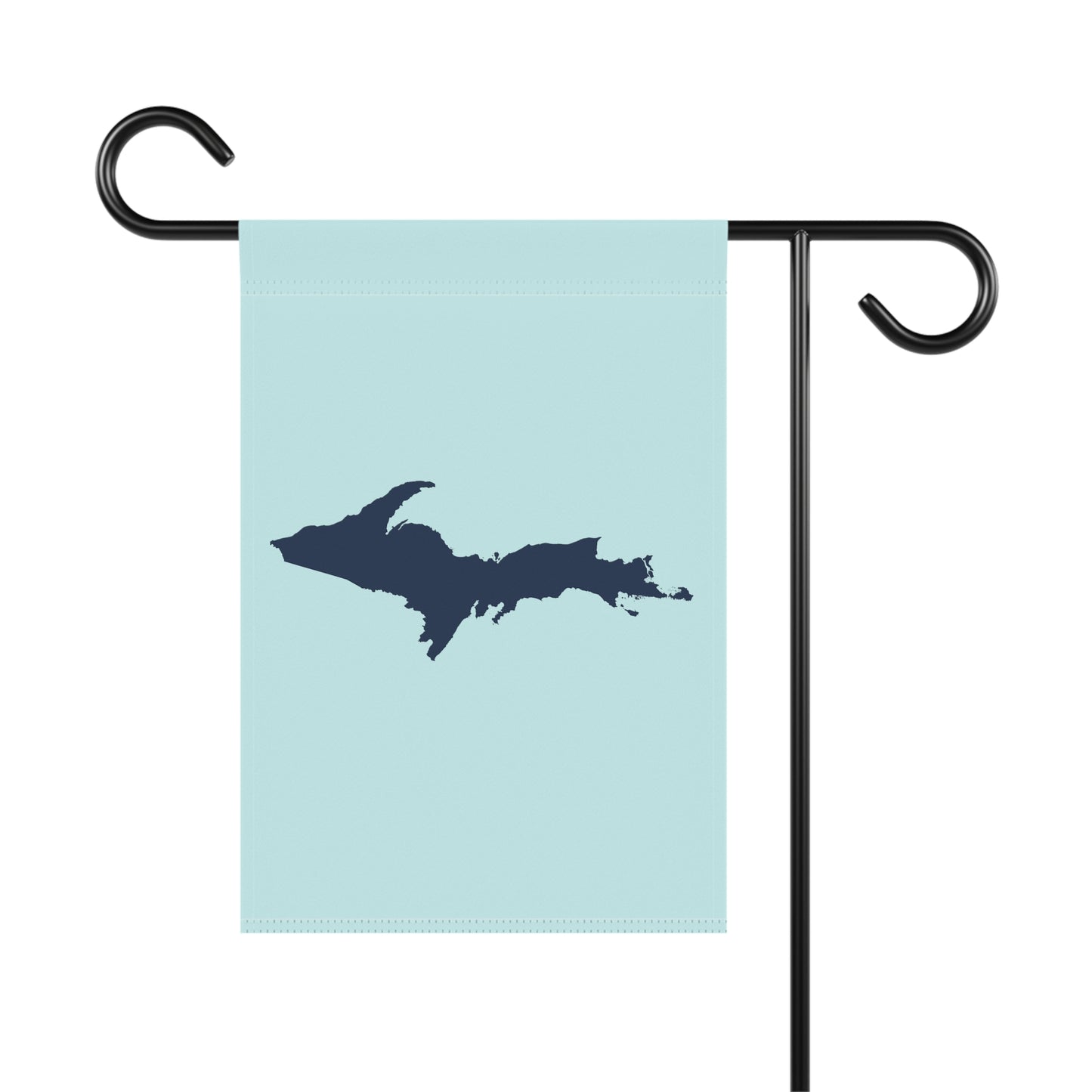 Michigan Upper Peninsula Home & Garden Flag (w/ UP Outline) | Cyan