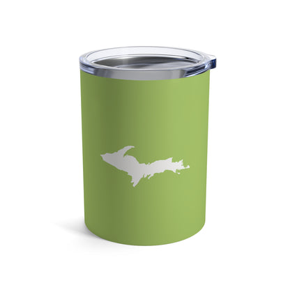 Michigan Upper Peninsula Tumbler (w/ UP Outline) | Gooseberry Green - 10oz