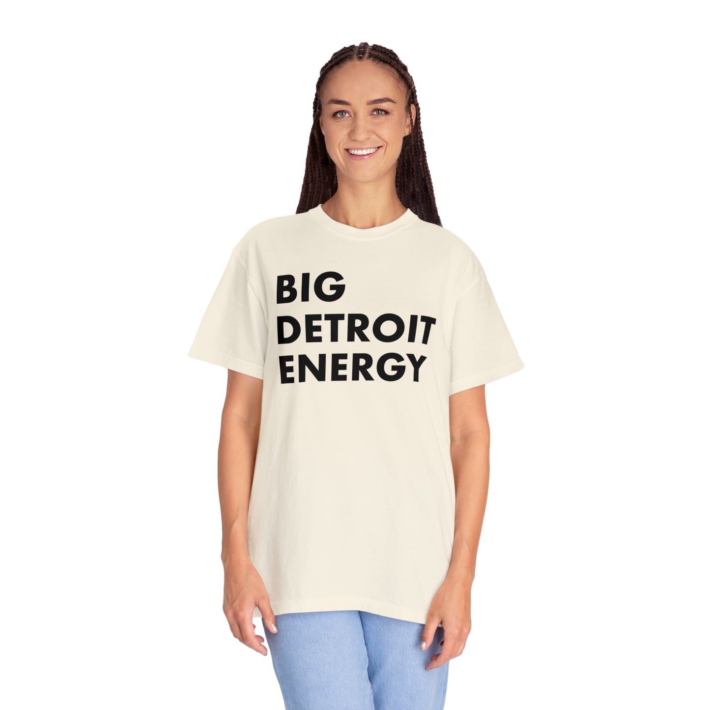 'Big Detroit Energy' T-Shirt | Unisex Garment-Dyed