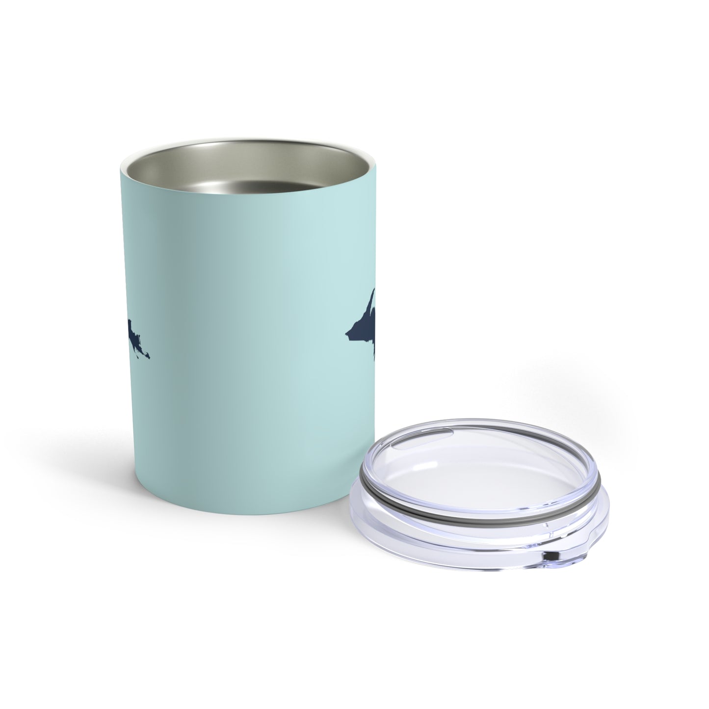 Michigan Upper Peninsula Tumbler (w/ UP Outline) | Cyan - 10oz