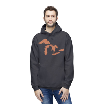 Great Lakes Ultrapremium Hoodie | Made in USA - Copper