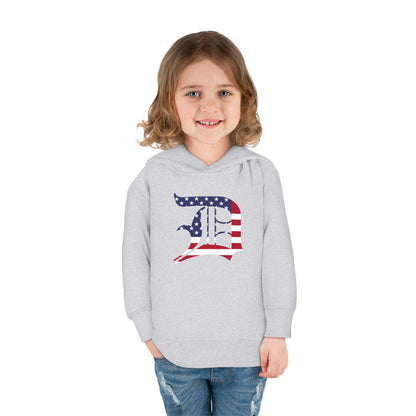 Detroit 'Old English D' Hoodie (Patriotic Edition) | Unisex Toddler