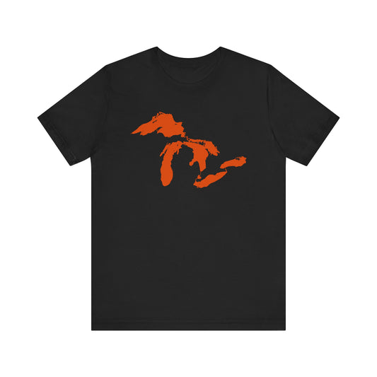 Great Lakes T-Shirt | Unisex Standard - Maple Leaf Orange