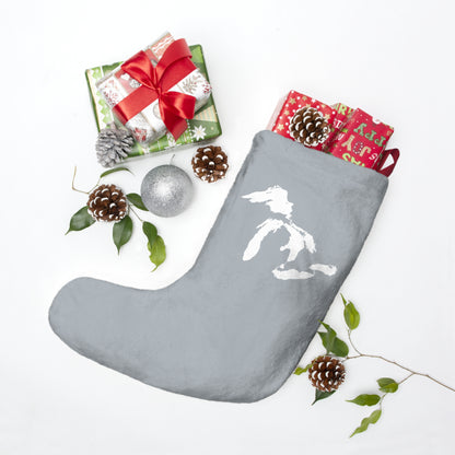 Great Lakes Christmas Stocking | Silver