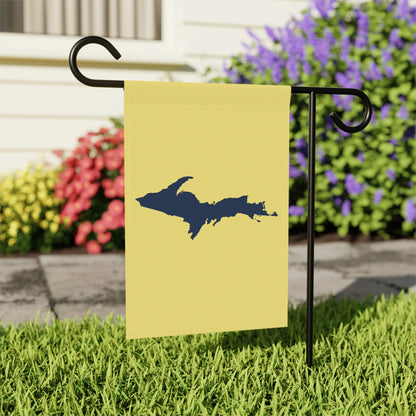 Michigan Upper Peninsula Home & Garden Flag (w/ UP Outline) | Cherry Yellow