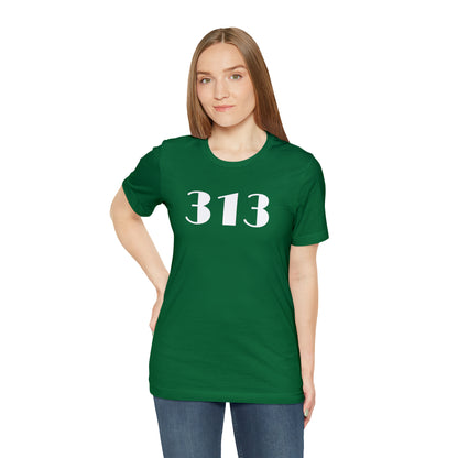 Detroit '313' T-Shirt (Art Deco Font) | Unisex Standard Fit