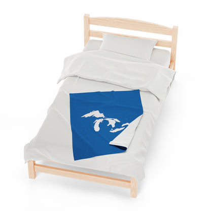 Great Lakes Plush Blanket | Azure