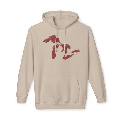 Great Lakes Ultrapremium Hoodie | Made in USA - Ore Dock Red