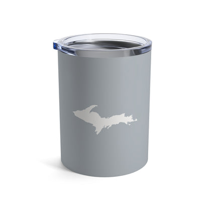 Michigan Upper Peninsula Tumbler (w/ UP Outline) | Silver - 10oz