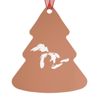 Great Lakes Christmas Ornament | Metal - Copper Color