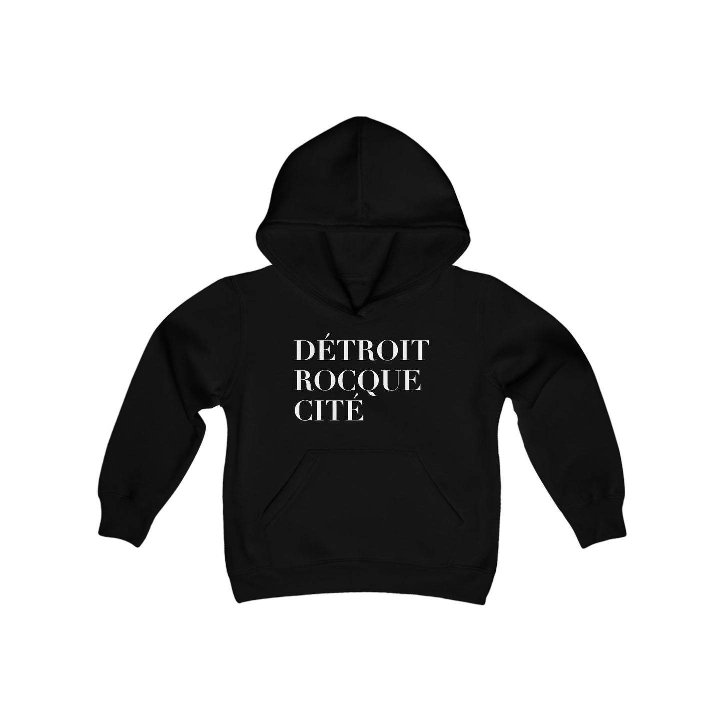 'Détroit Rocque Cité' Hoodie | Unisex Youth