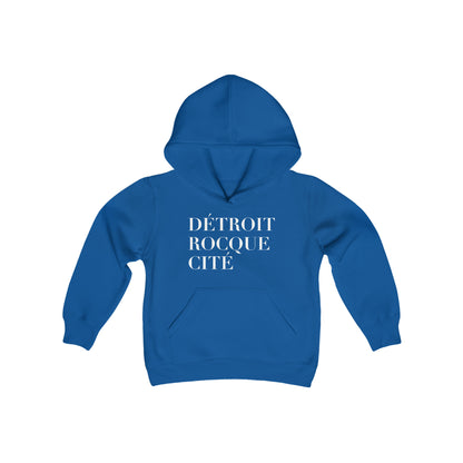 'Détroit Rocque Cité' Hoodie | Unisex Youth