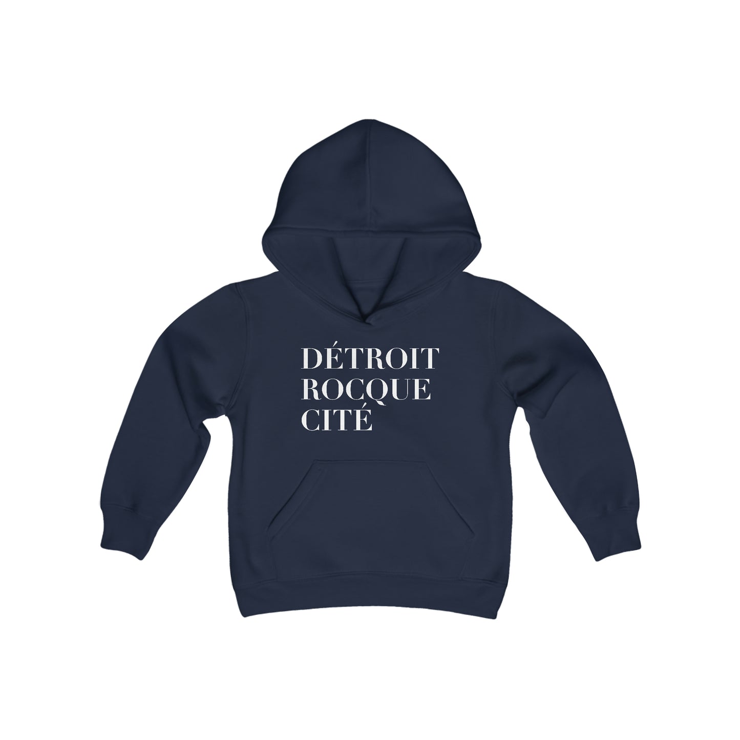 'Détroit Rocque Cité' Hoodie | Unisex Youth