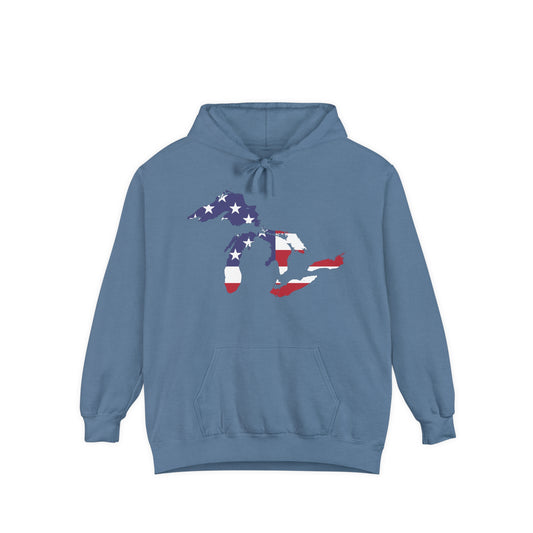Great Lakes Hoodie (Patriotic Edition) | Unisex Garment-Dyed