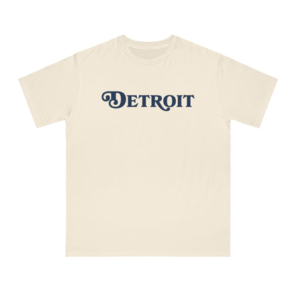 'Detroit' T-Shirt (Sloped Serif Font) | Unisex Organic