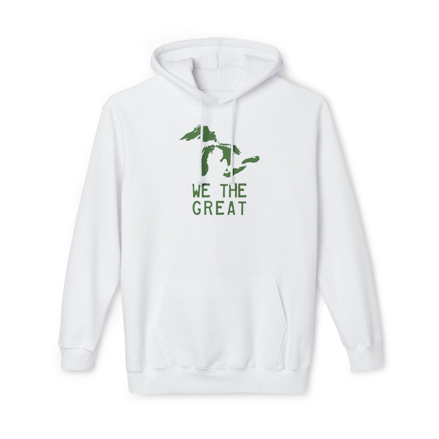 Great Lakes 'We The Great' Ultrapremium Hoodie | Made in USA - Pine Green