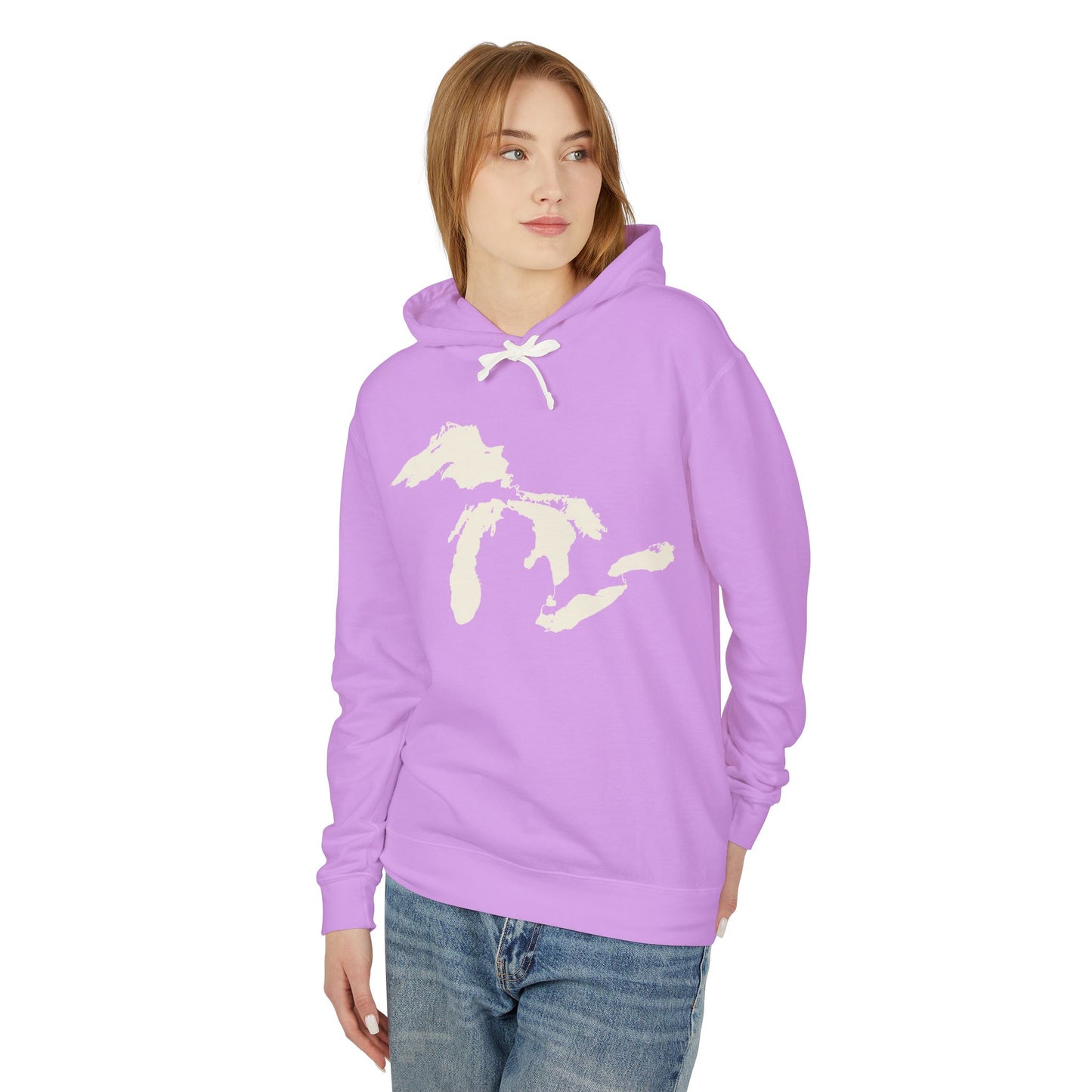 Great Lakes Lightweight Hoodie | Ivory White