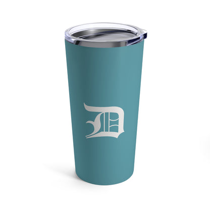 Detroit 'Old English D' Tumbler | Lake Huron Blue - 20oz