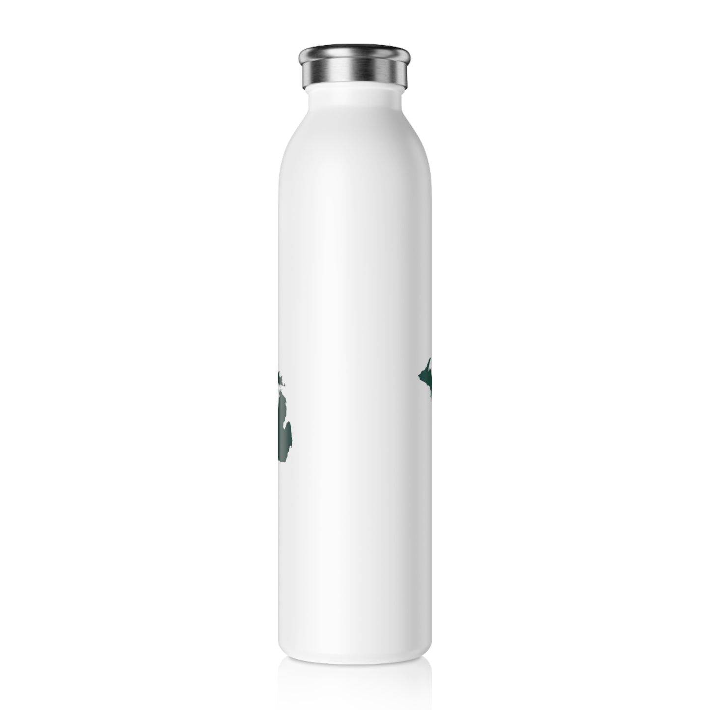 Michigan Water Bottle (w/ Laconic Green Outline) | 20oz Double-Walled