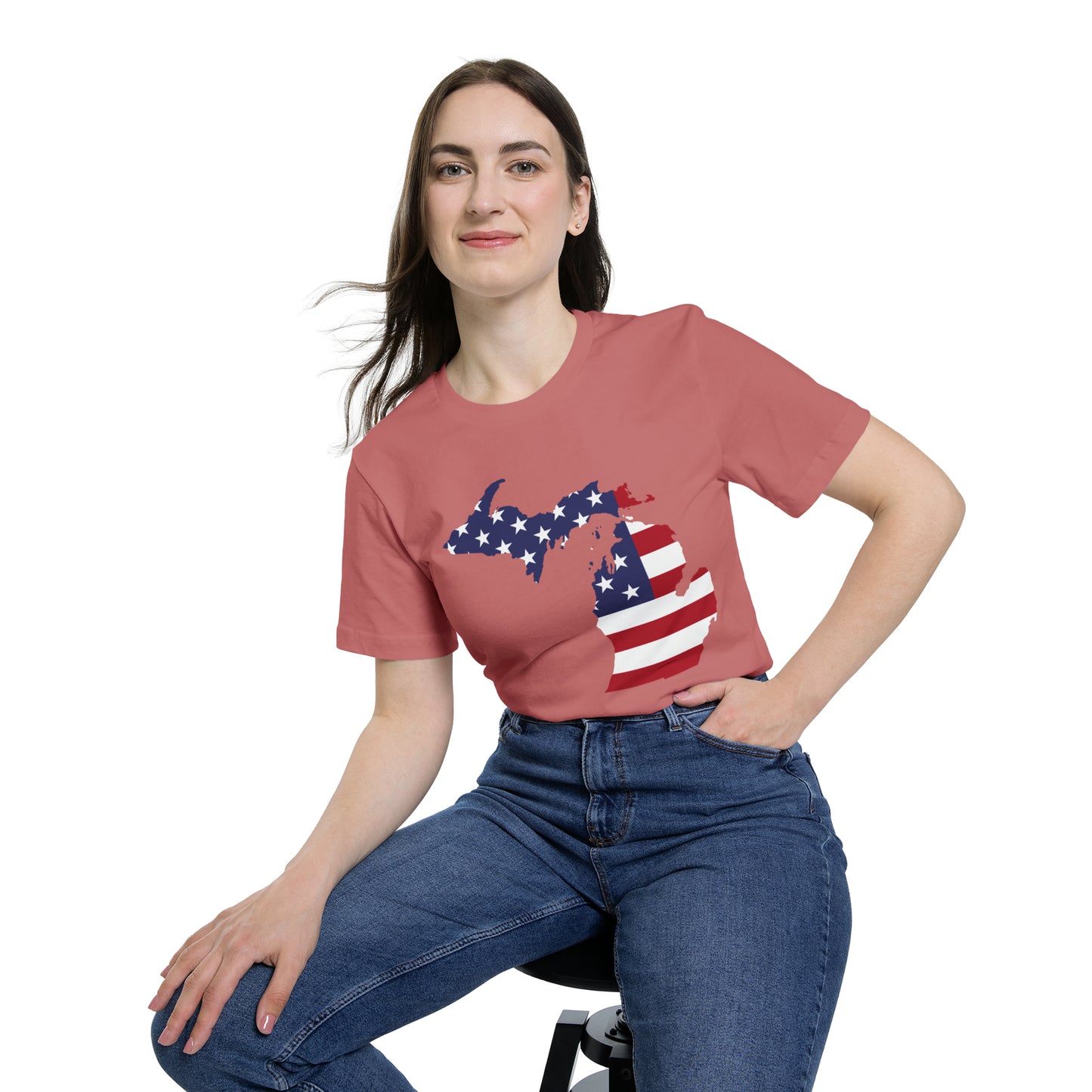 Michigan USA Flag T-Shirt | Made in USA