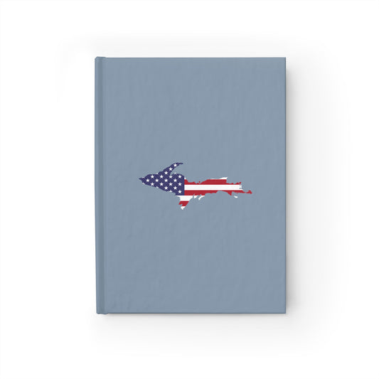 Michigan Upper Peninsula Blank Sketchbook (w/ UP USA Flag) | B-24 Grey