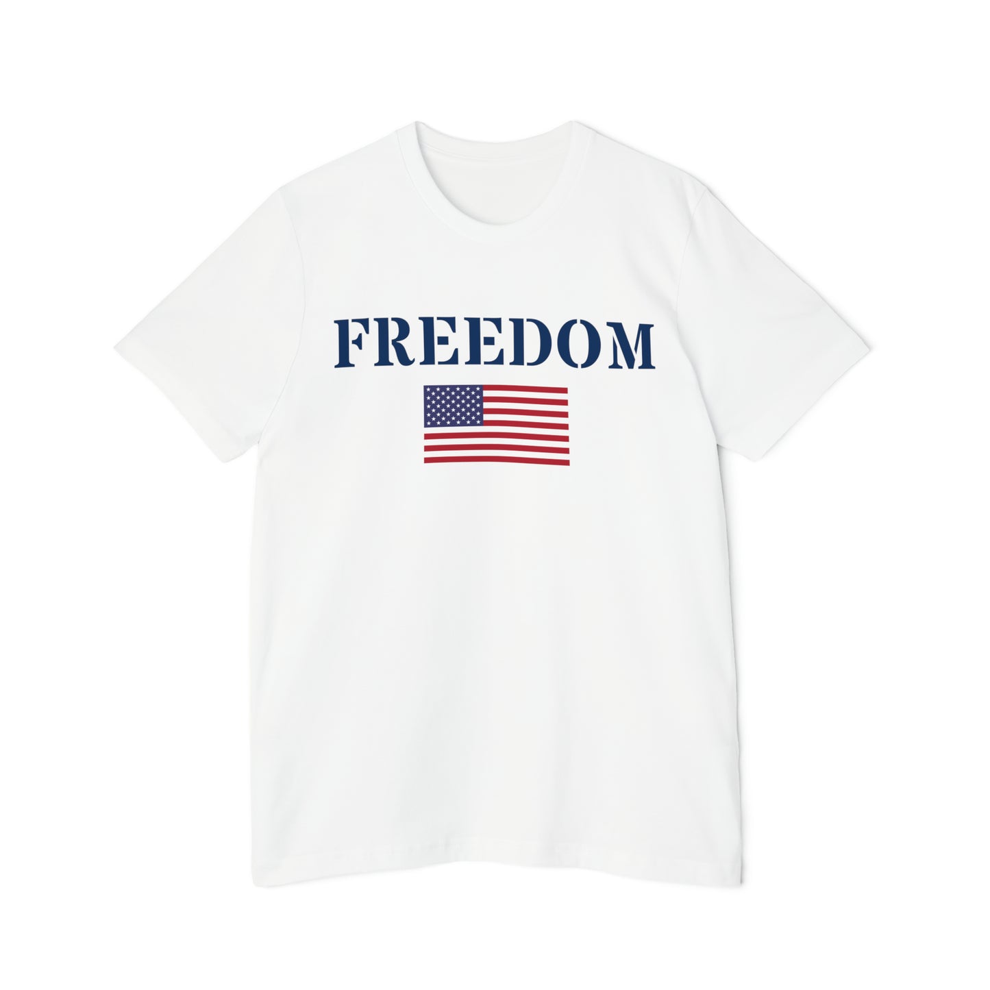 'Freedom' T-Shirt (Army Stencil Flag Edition) | Made in USA