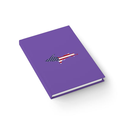 Michigan Upper Peninsula Blank Sketchbook (w/ UP USA Flag) | Lake Iris