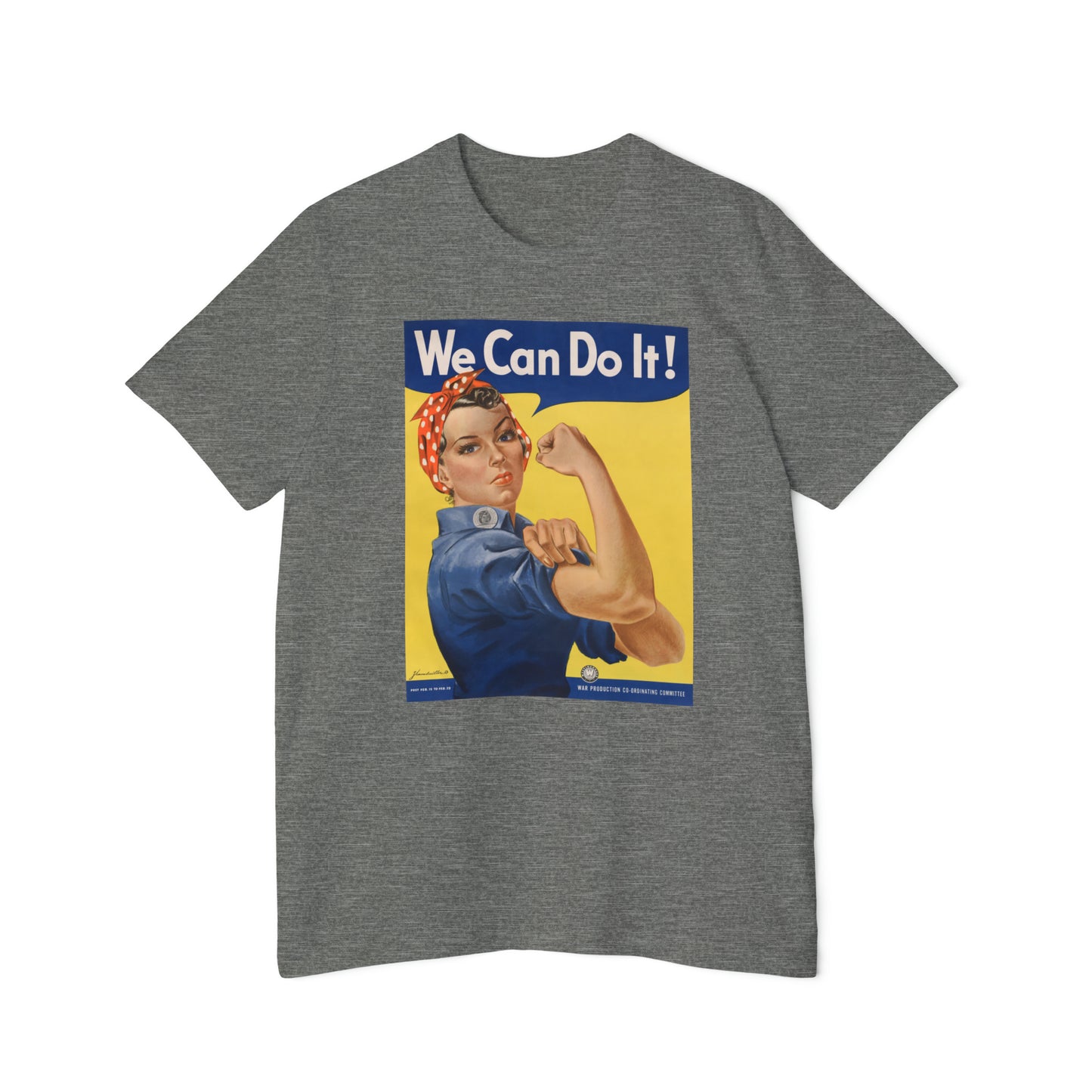 'We Can Do It' Poster T-Shirt (Miller, 1943) | Made in USA