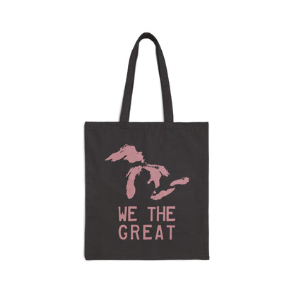 Great Lakes 'We The Great' Light Tote Bag | Cherry Blossom Pink