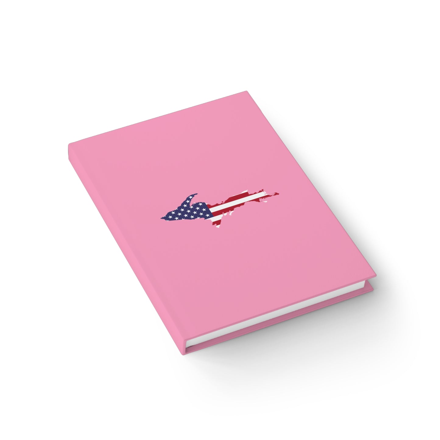 Michigan Upper Peninsula Blank Sketchbook (w/ UP USA Flag) | '67 Caddie Pink