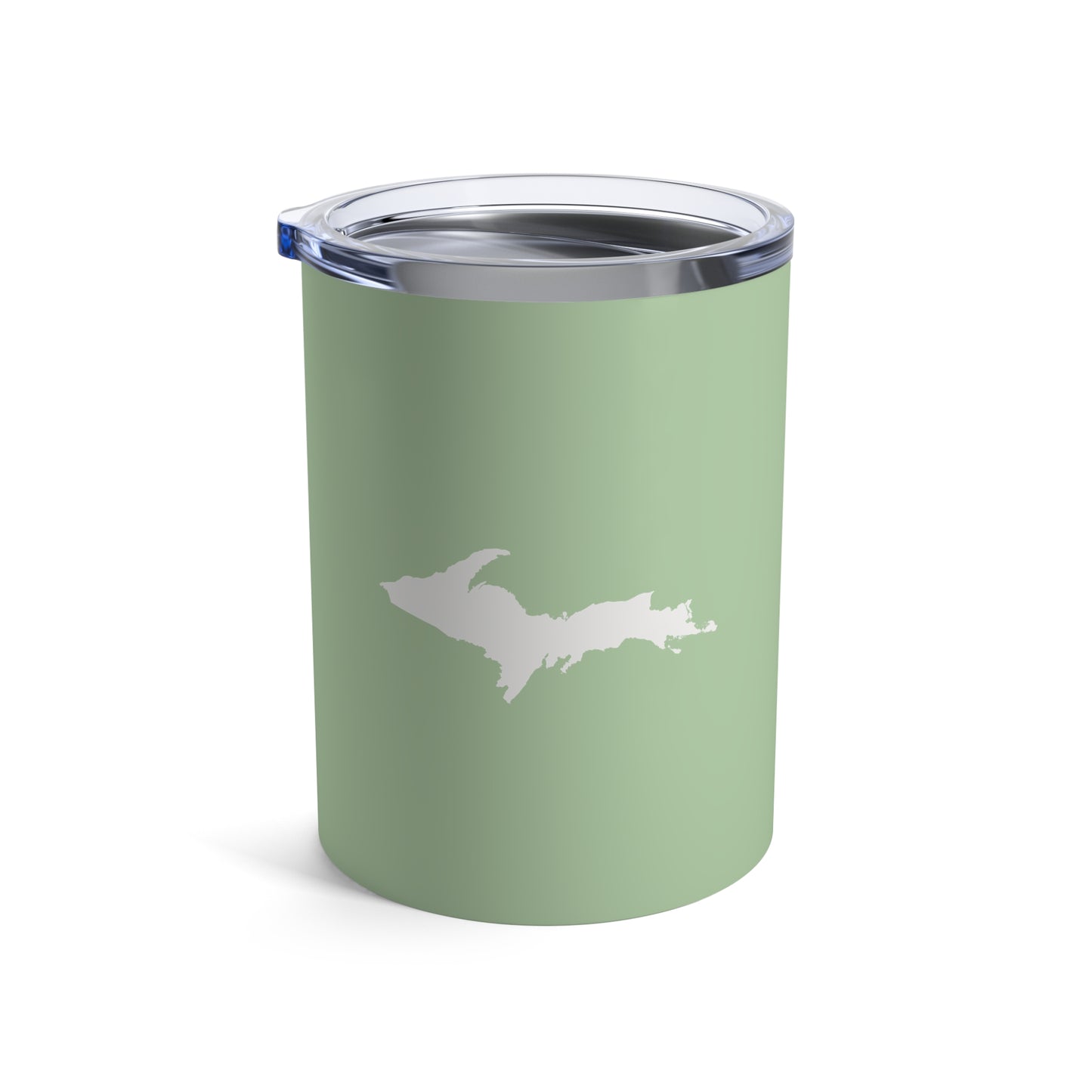 Michigan Upper Peninsula Tumbler (w/ UP Outline) | Tea Green - 10oz