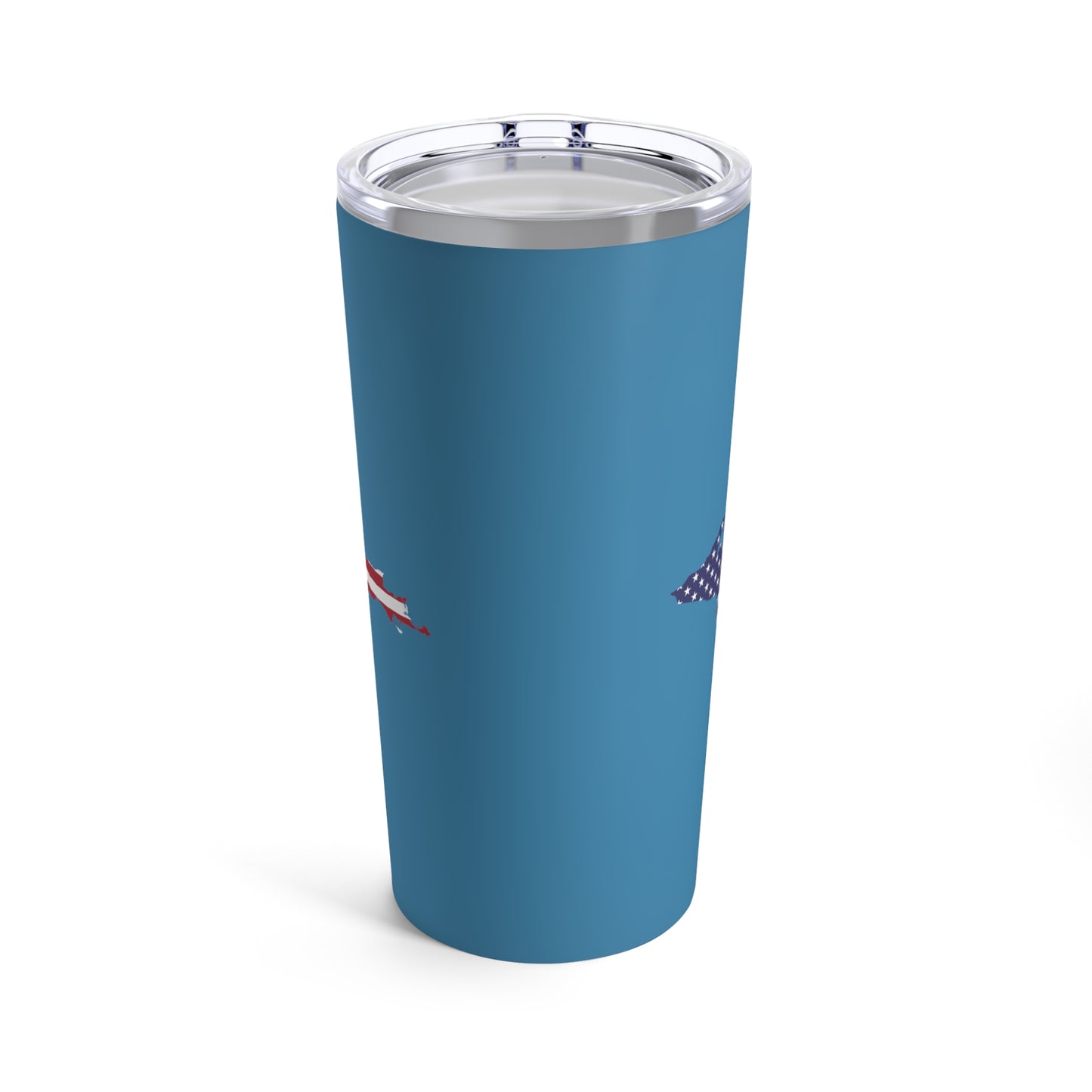 Michigan Upper Peninsula Tumbler (w/ UP USA Flag) | Lake Michigan Blue - 20oz