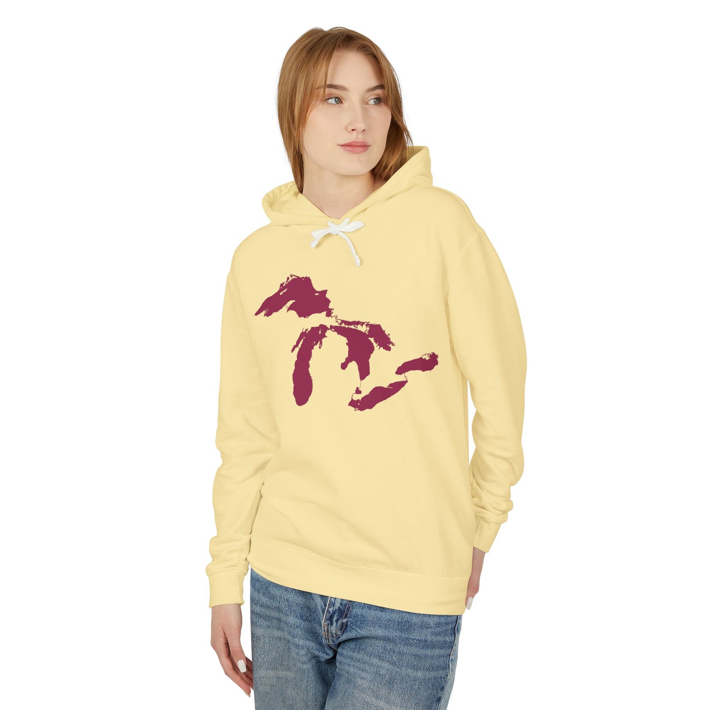 Great Lakes Lightweight Hoodie | Ruby Red