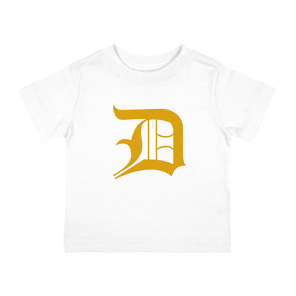 Detroit 'Old English D' Infant T-Shirt (Gold) | Short Sleeve