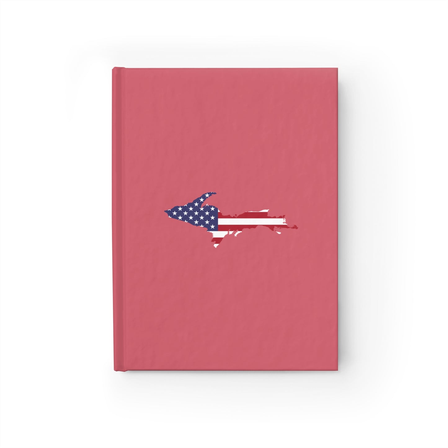 Michigan Upper Peninsula Blank Sketchbook (w/ UP USA Flag) | Watermelon Pink