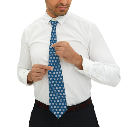 Detroit 'Old English D' Necktie | Blueberry