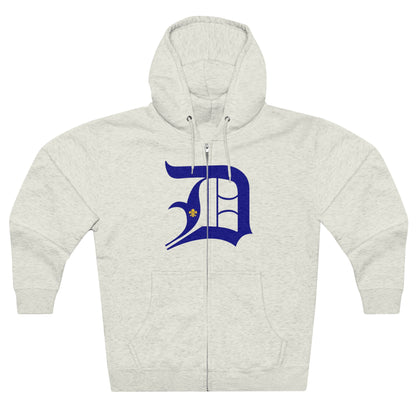 Detroit 'Old English D' Hoodie (Full-Body Founders Edition) | Unisex Full Zip