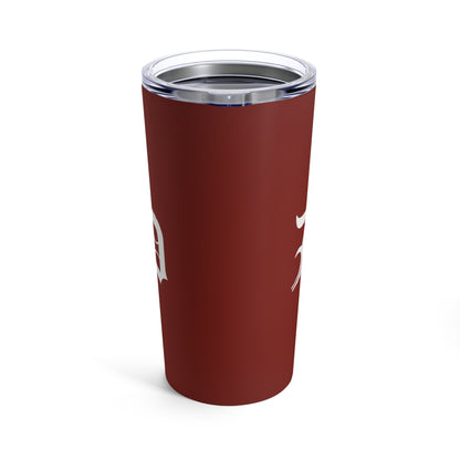 Detroit 'Old English D' Tumbler | Cherryland Red - 20oz