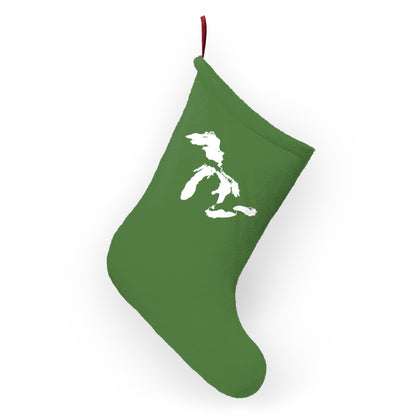 Great Lakes Christmas Stocking | Pine Green