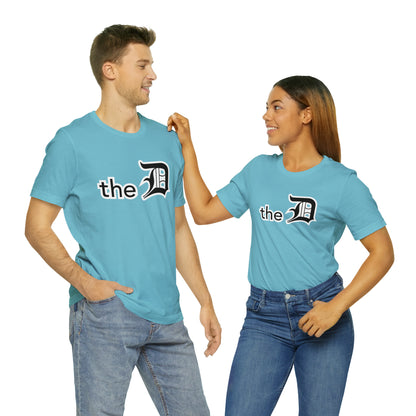 Detroit 'the D' T-Shirt (Black) | Unisex Standard