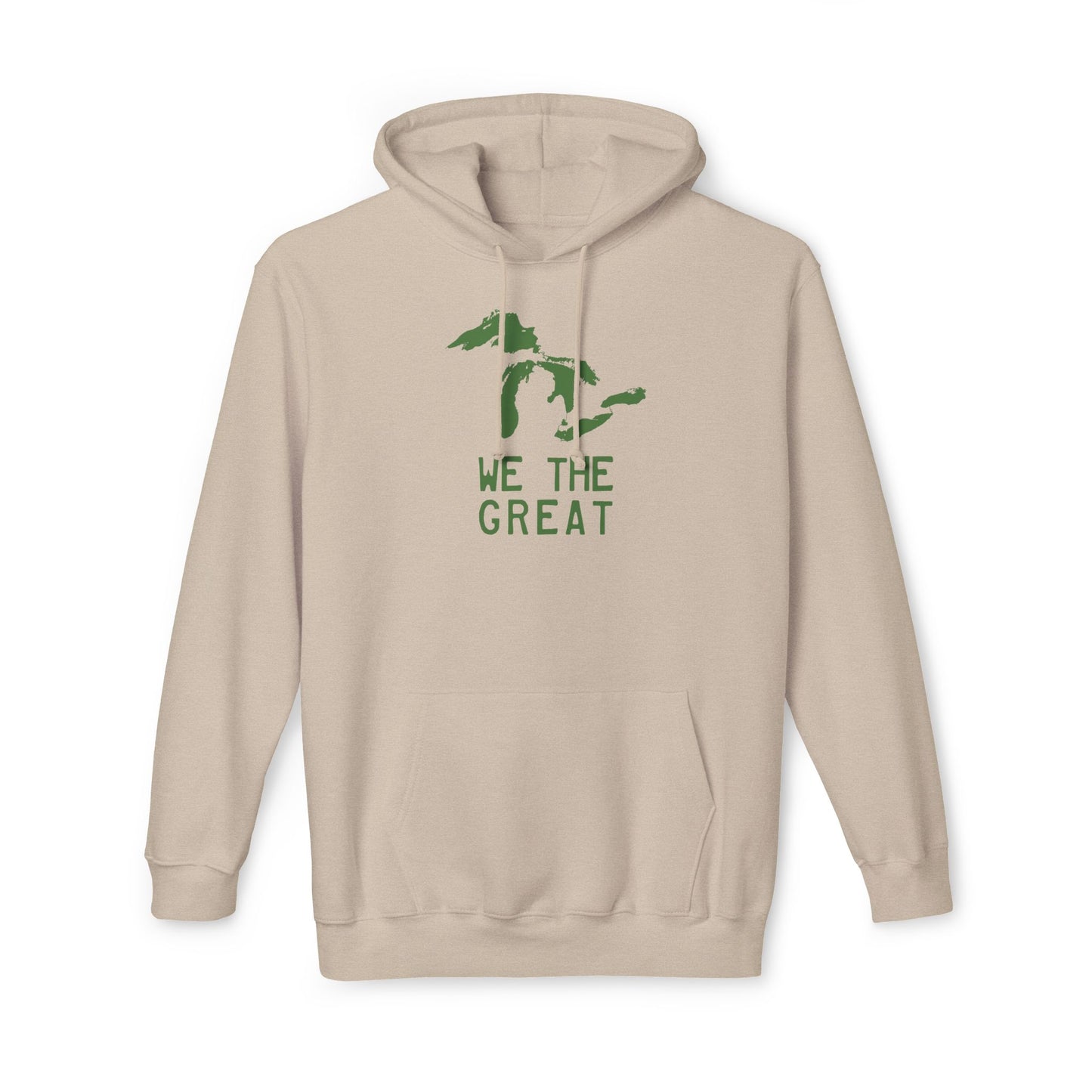 Great Lakes 'We The Great' Ultrapremium Hoodie | Made in USA - Pine Green