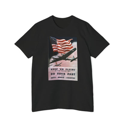 'Keep 'Em Flying' Poster T-Shirt (Smith, 1942) | Made in USA