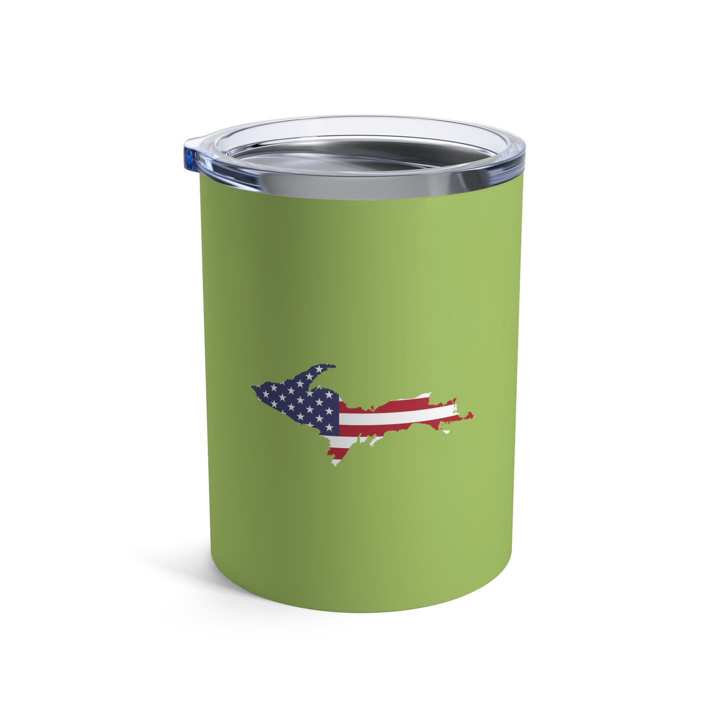 Michigan Upper Peninsula Tumbler (w/ UP USA Flag) | Gooseberry Green - 10oz