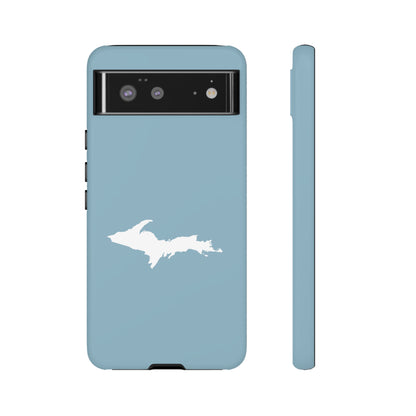 Michigan Upper Peninsula Tough Phone Case (Opal Color w/ UP Outline) | Samsung & Pixel Android