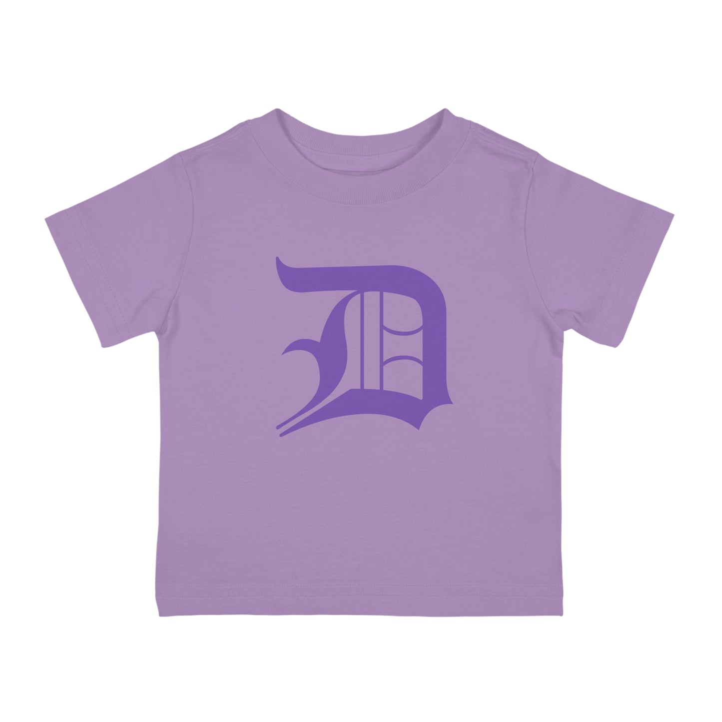 Detroit 'Old English D' Infant T-Shirt (Lake Iris) | Short Sleeve