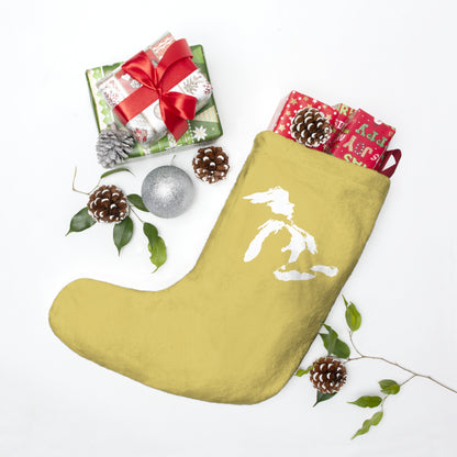 Great Lakes Christmas Stocking | Plum Yellow