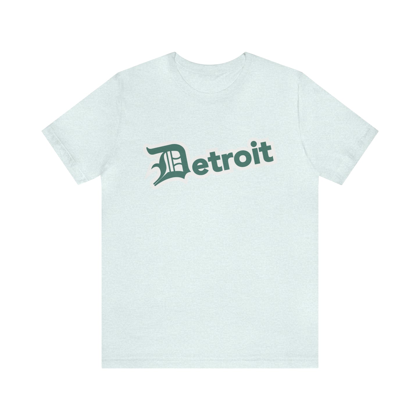 'Detroit' T-Shirt (Copper Green w/ Old English 'D') | Unisex Standard